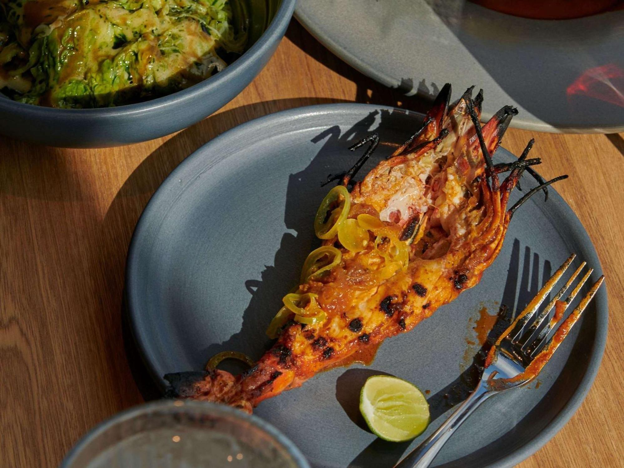 Novotel Medellin El Tesoro Exteriér fotografie Grilled prawn